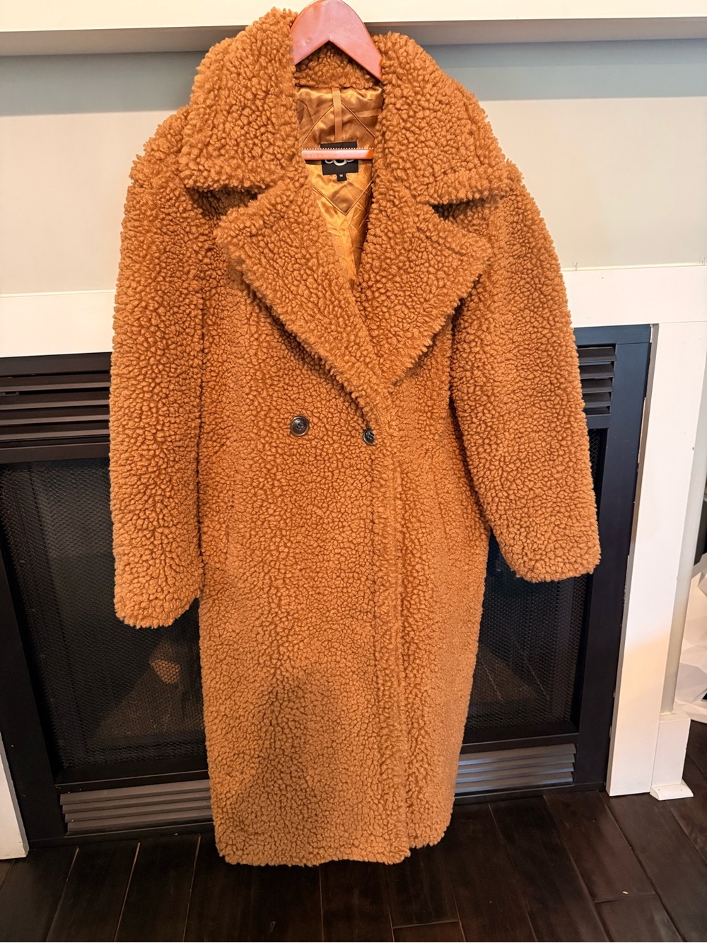 Ugg Gertrude long teddy coat. Chestnut. Size medium.These are my favorite coats